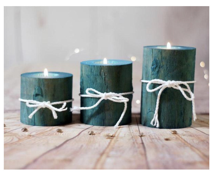 wholesale wood tea light candle holder for christmas gifting and home decor