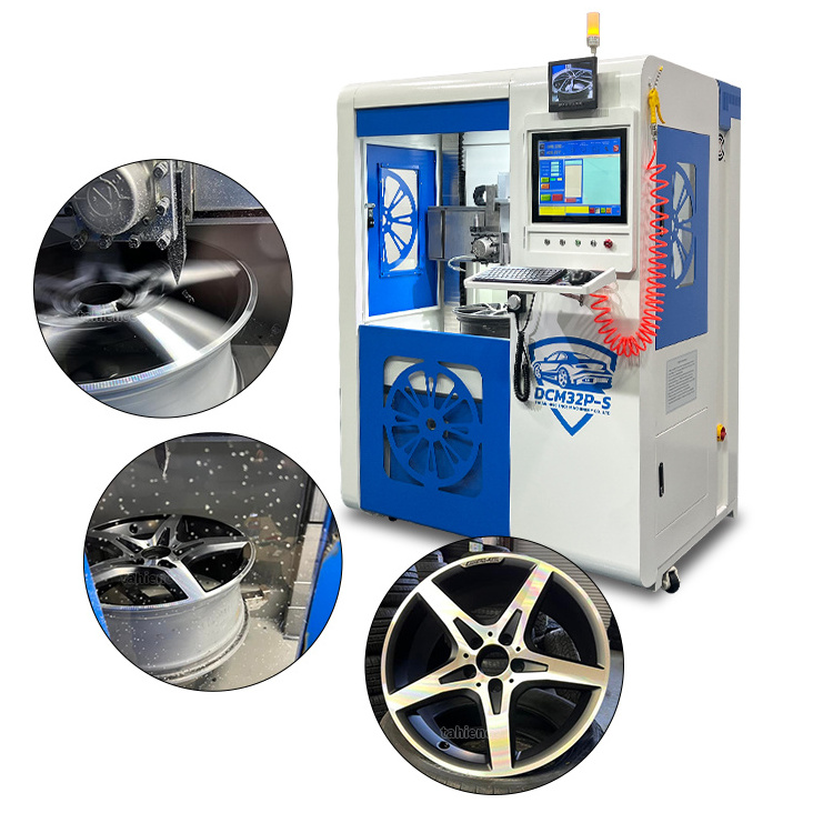 Alloy fix cnc wheel lathe wheel repair center alloy wheel repair kit equipment machine for sale DCM32P-S