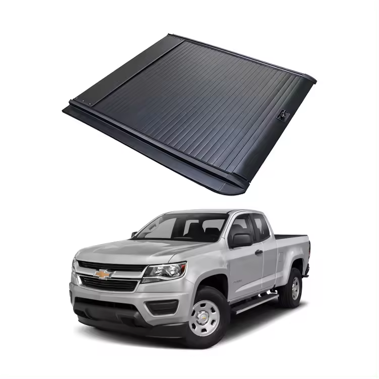 Pickup Waterproof Manual Truck Bed Tonneau Cover Roller Lid Retractable Hard Cover for Chevrolet Colorado