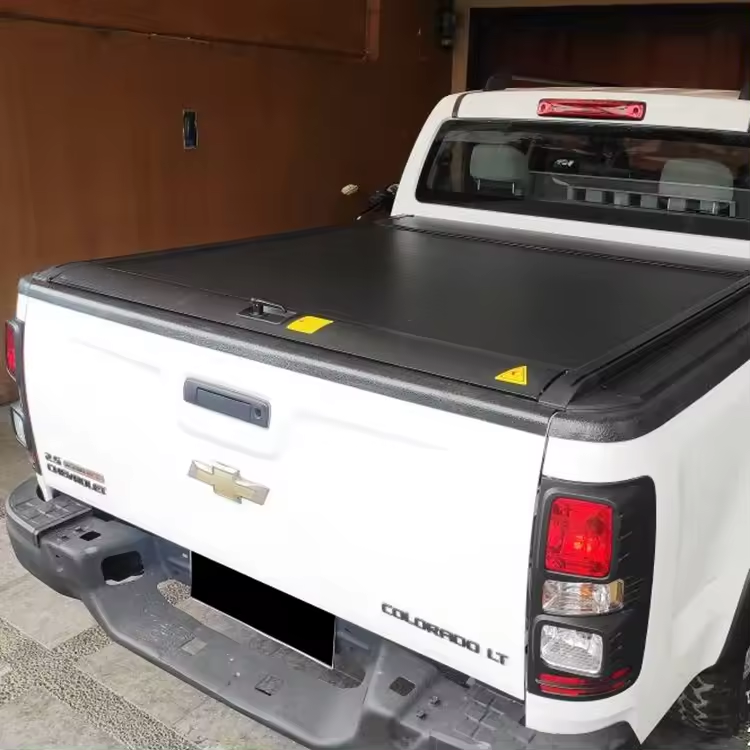 Pickup Waterproof Manual Truck Bed Tonneau Cover Roller Lid Retractable Hard Cover for Chevrolet Colorado