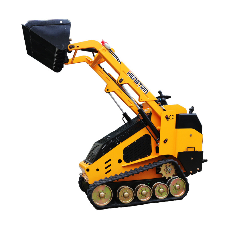 25hp Diesel Power 1000lbs Capacity Walk Behind Crawler Mini Skid Steer Loader For Sales In USA