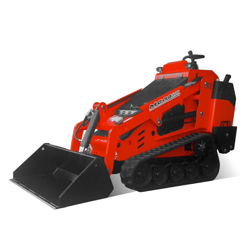 25hp Diesel Power 1000lbs Capacity Walk Behind Crawler Mini Skid Steer Loader For Sales In USA