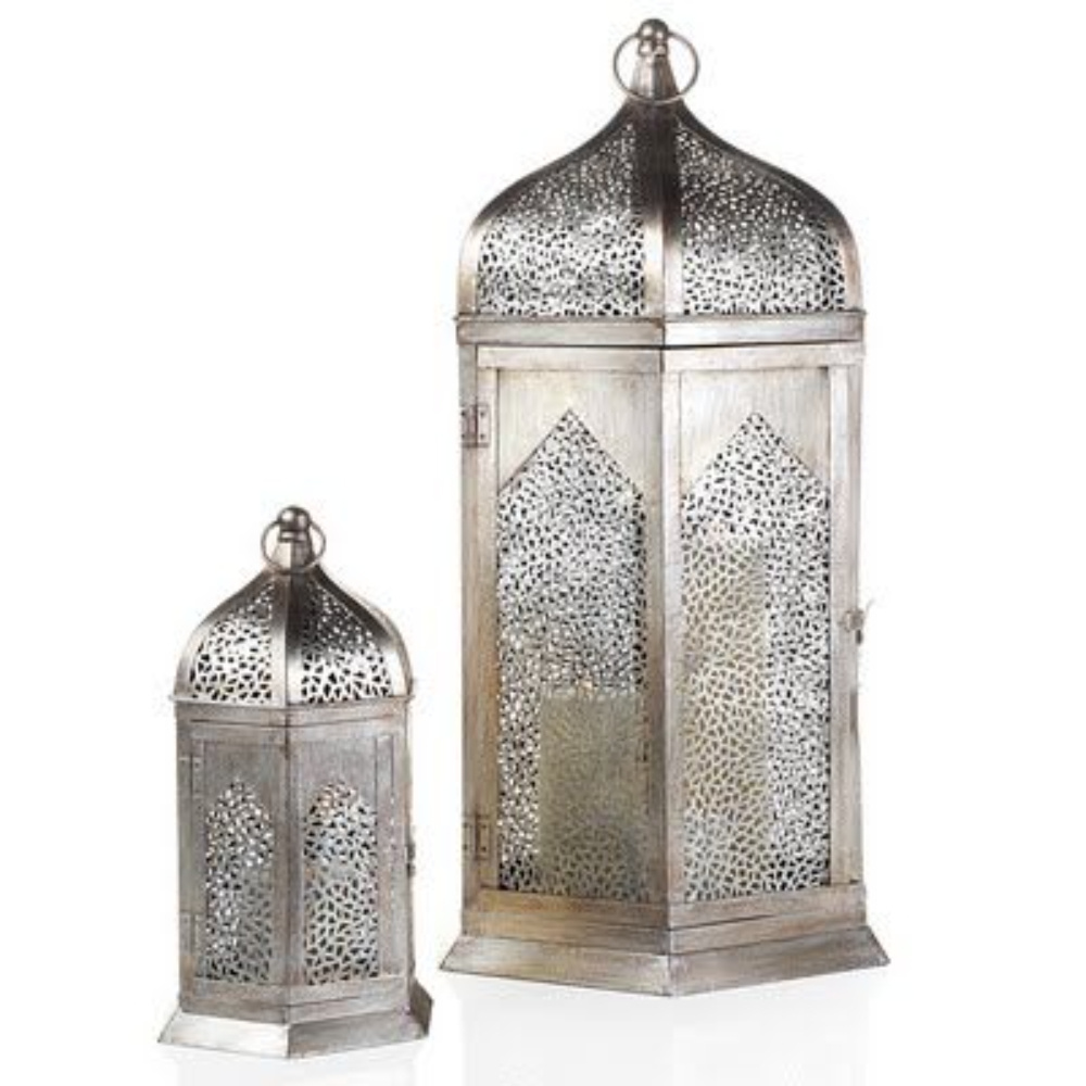 Table Decorative Lantern Eid Themed Candle Holder Lamp Ramadan Ornaments Moroccan Style Lantern In Wholesale Price