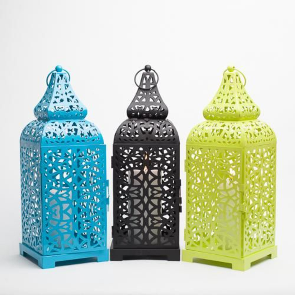 Table Decorative Lantern Eid Themed Candle Holder Lamp Ramadan Ornaments Moroccan Style Lantern In Wholesale Price