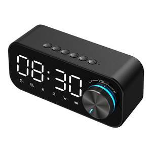 Alarm Clock wireless Blue tooth Speaker FM Radio led night lig Hotel guest room bedside table home office Desktop gift speaker