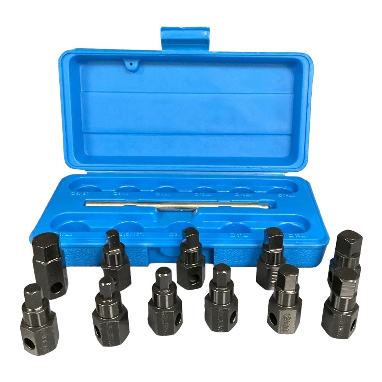 High Performance Auto Repair Tool Oil Drain Plug Wrench 12Pc