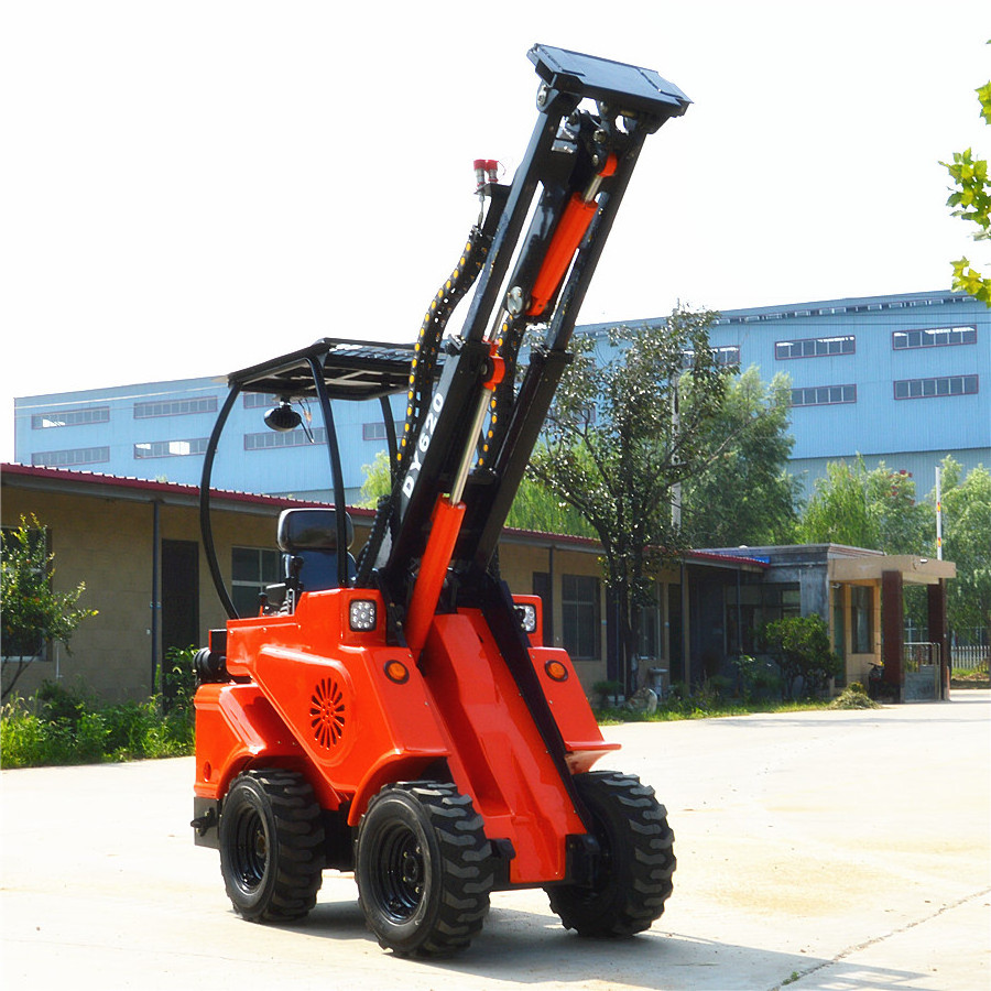 taian loader DY620 with steel canopy chinese avant small wheel loader