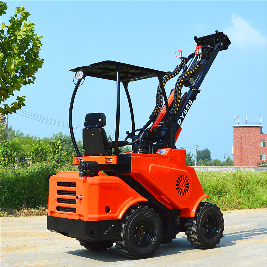 taian loader DY620 with steel canopy chinese avant small wheel loader