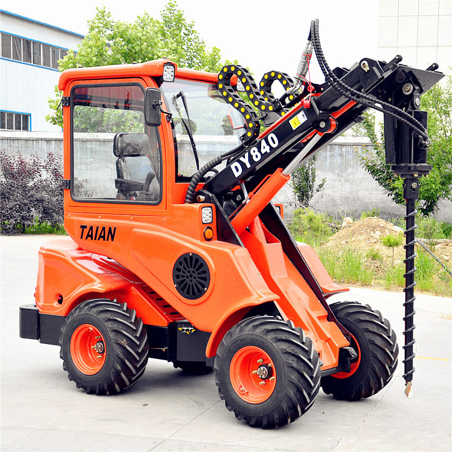 chinese TAIAN mini wheel loader DY840 small wheel loader