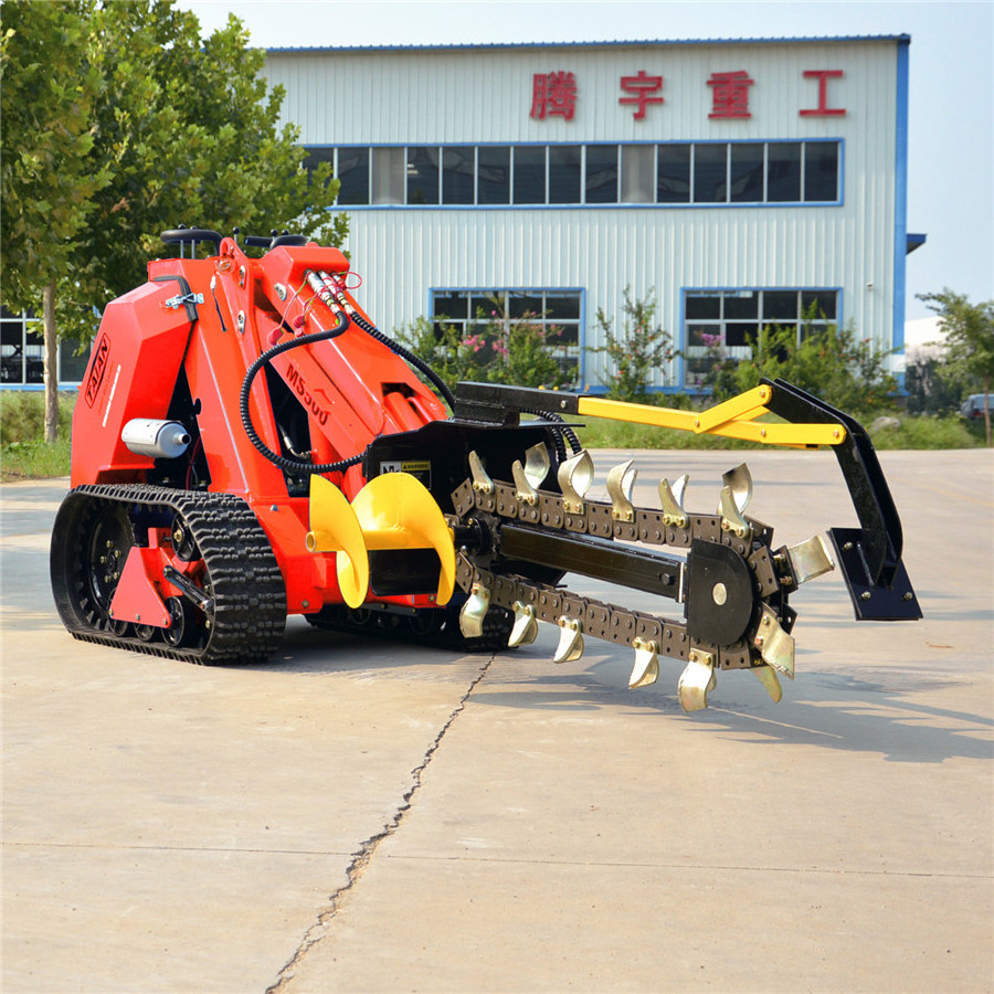 mini earth moving loader MS500 mini skid steer dumper loader