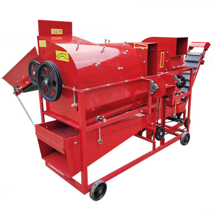 1160 peanut picker diesel driven dry and wet peanut picker 380v5.5kw motor automatic bag filling peanut thresher