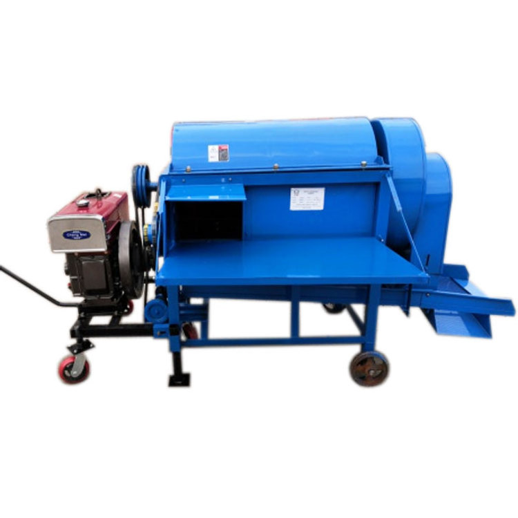 pto driven soybean thresher Sorghum soybean mung bean thresher driven by 12HP diesel engine