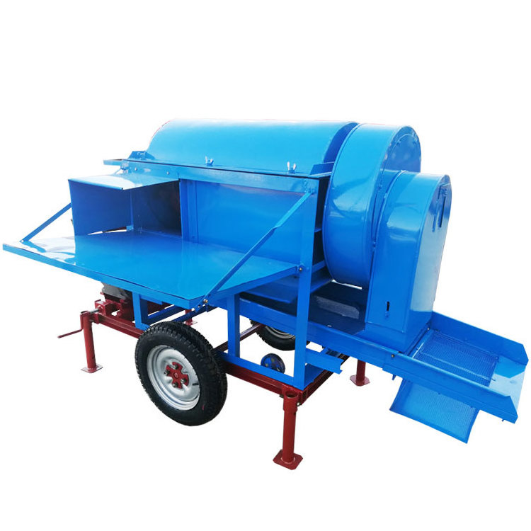 pto driven soybean thresher Sorghum soybean mung bean thresher driven by 12HP diesel engine