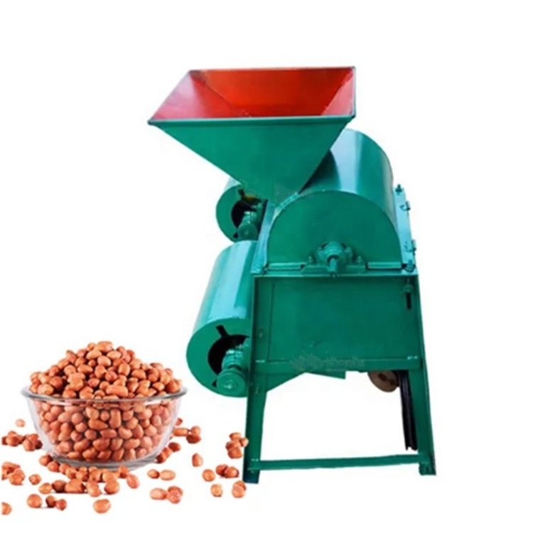 Automatic Large Capacity Diesel Engine Peanut Husker Groundnut Sheller Machinery with Gearbox for Home Use and Farms