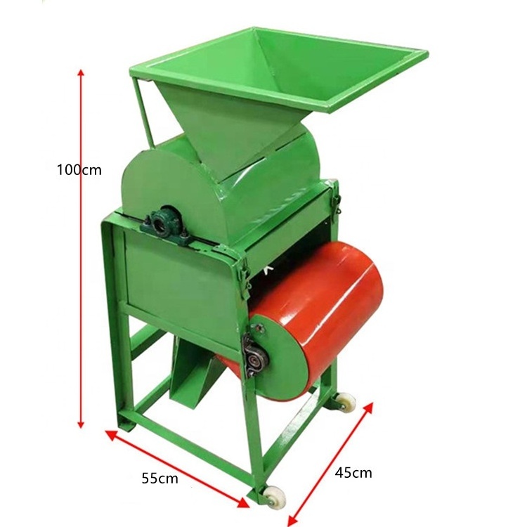 Automatic Large Capacity Diesel Engine Peanut Husker Groundnut Sheller Machinery with Gearbox for Home Use and Farms