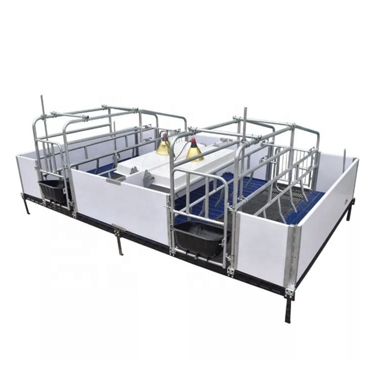 2022 Two sow farrow creates pig farming equipment price Farming Maternal Cages For Pigs