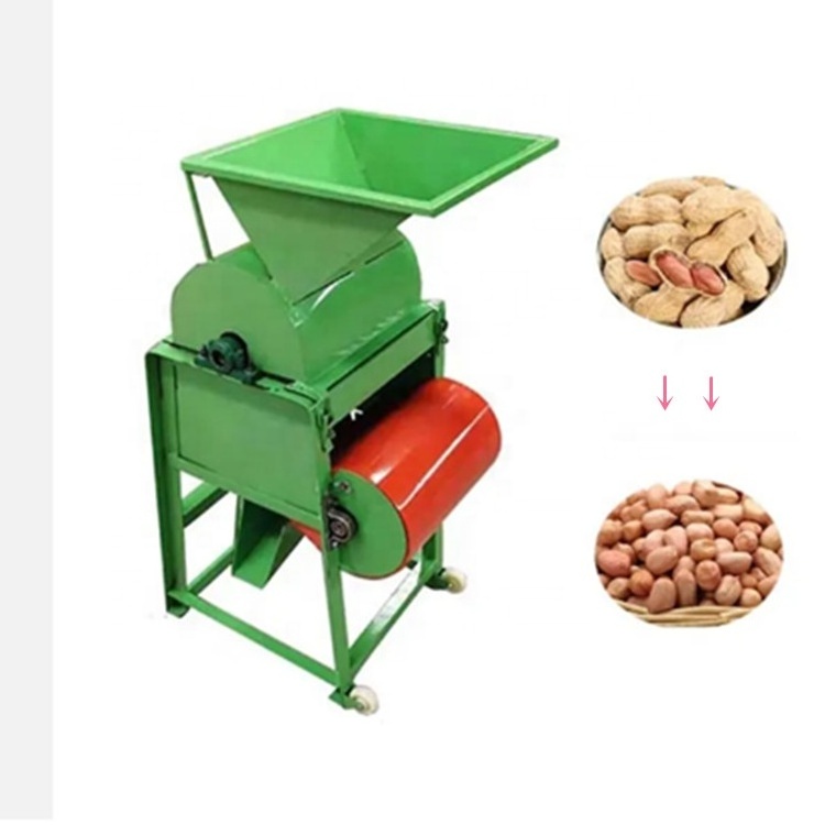 Automatic Large Capacity Diesel Engine Peanut Husker Groundnut Sheller Machinery with Gearbox for Home Use and Farms