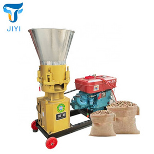 JY Machinery Poultry Farm Feed Pelletizer Machine Easy-to-Operate Metal-Made Pellet Maker with Engine and Motor 220V/380V