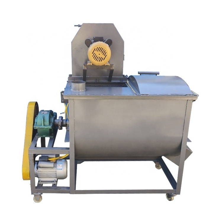 JY Machinery New Horizontal Feed Mixer and Grinder Steel Poultry Feed Mixer with 220V Motor for Animal Feed for Farms