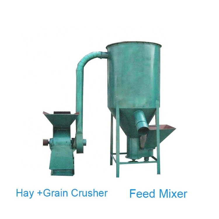 Animal Feed Mixer And Crusher Corn Seed Crusher Mixer Seed Grain Mill Feed Mixer