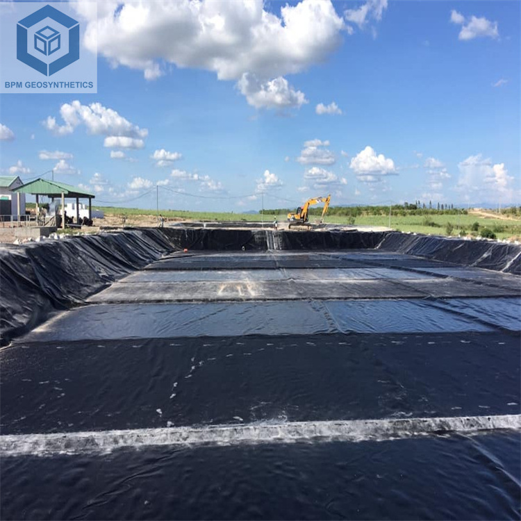 1mm Thick Geomembrane Polyethylene HDPE Pond Liner Used for Fish Farm Material Ground