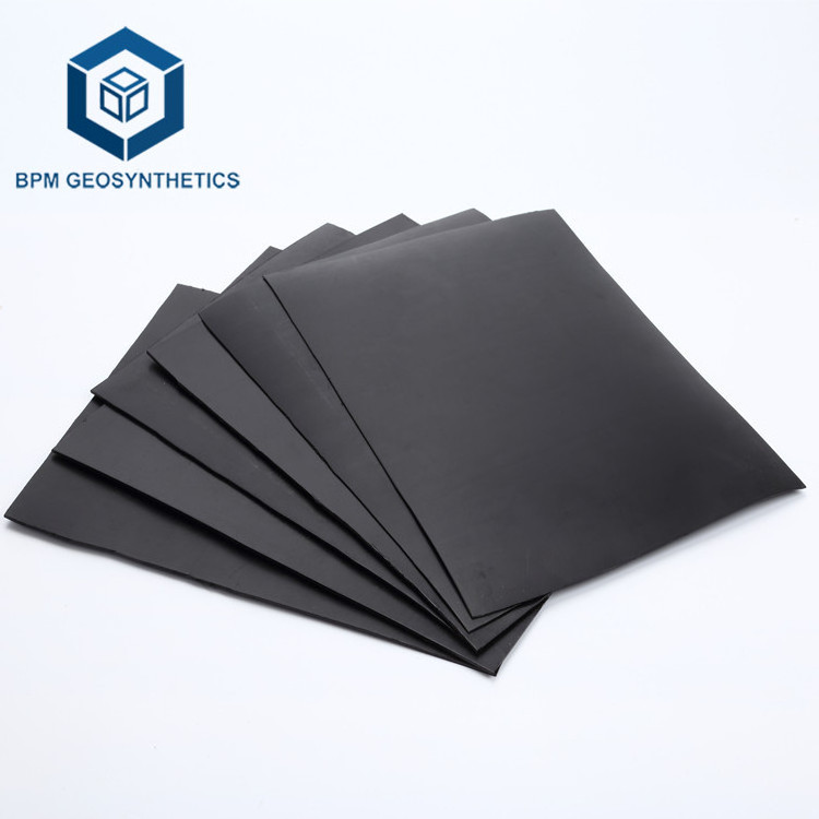 Geotextile Geomembane HDPE 0.2mm 1mm Thickness Plastic Sheet Three Layer Plastic Geomembrane Blown Film