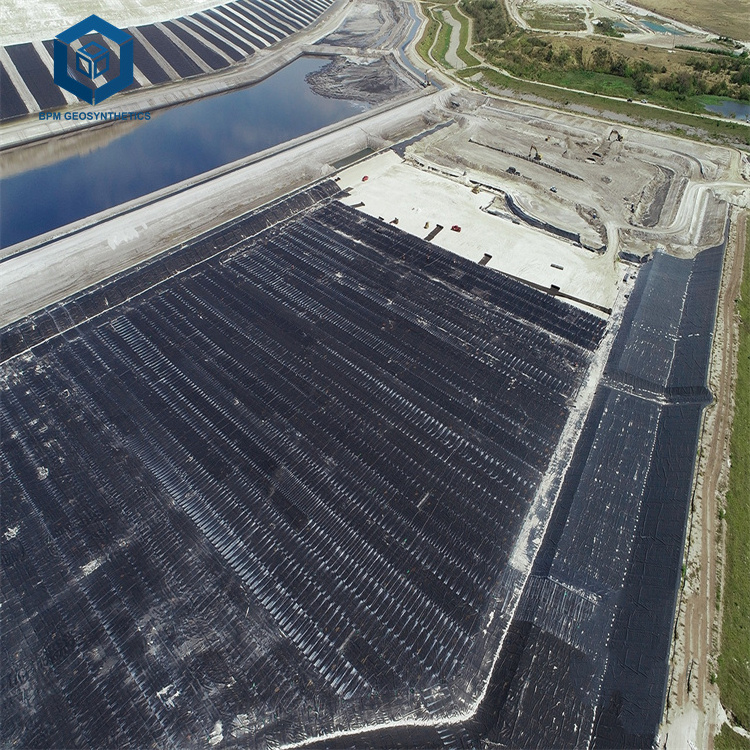 Effluent Pond Geomembrane HDPE Impermeable Liner for Landfill Project in Mexico