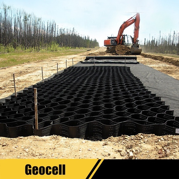 High Quality HDPE Driveway Gravel Stabilizer Geocell Slope Erosion Control,Load Support, Retaining Wall Ground Grid Stabilizer