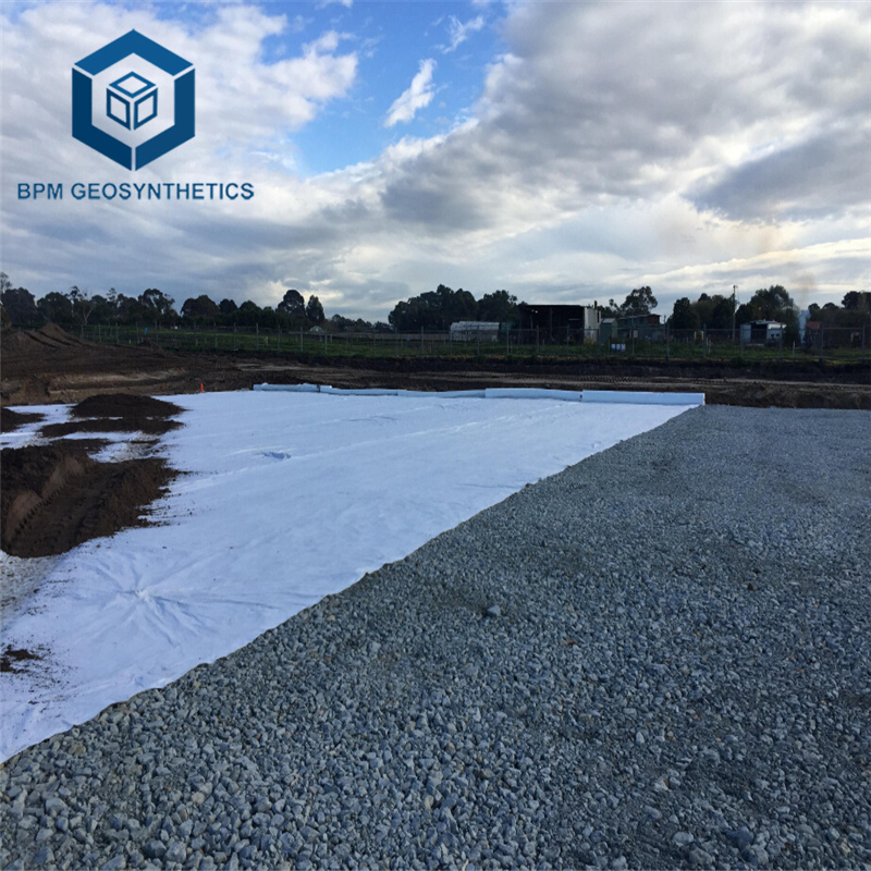 Soil Stabilization Geotextile Fabric Polyester Filament Continuous Geotextile 200g Geotextile Fabric for Gravel Driveway