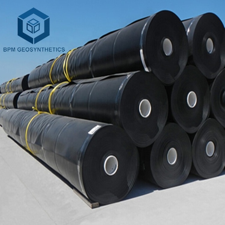 HDPE LDPE LLDPE PVC EPDM 1mm Plastic Dam Pond Liner 1.5mm 2mm Landfill Biodigester Liners Geomembrane