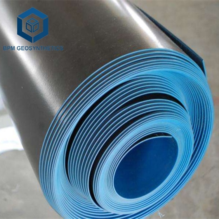 60mil Blue Polyethylene Plastic Pond Liner Geomembrane Saudi Arabia Aquaculture Pond Liner