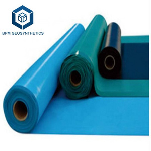 60mil Blue Polyethylene Plastic Pond Liner Geomembrane Saudi Arabia Aquaculture Pond Liner