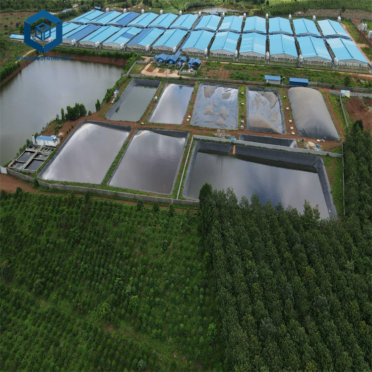 Water Proofing Products Construction HDPE Tank Circular Pond Geomembrane for Biogas Digester Project