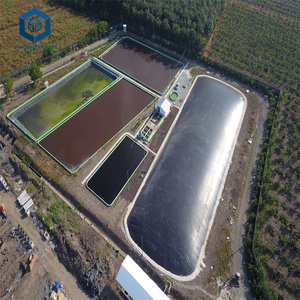 Impermeable Geomembrane Attenuation Liner for Biogas Pond