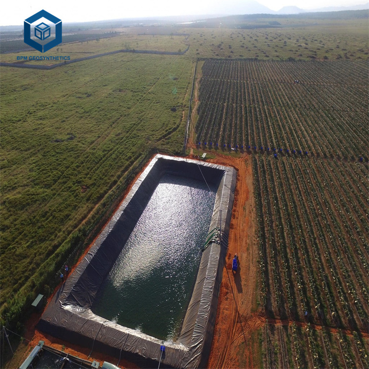 hdpe smooth geomembrane gri gm13 HDPE Pond Liner For Water Conservancy In Ecuador