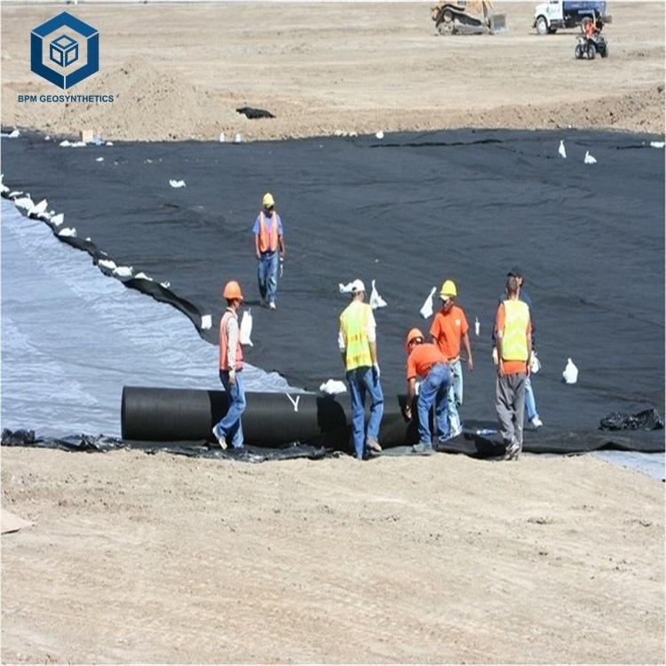 Geomembrane HDPE 40 mil HDPE Liner Industrial Style Price Geomembrane in Morocco