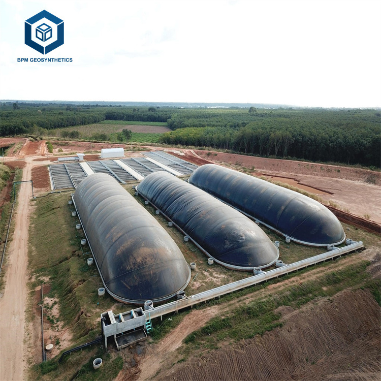 HDPE Sheet 1.5mm Geosynthetic Clay Liners Sealant Geomembrane for Biogas Digester Project