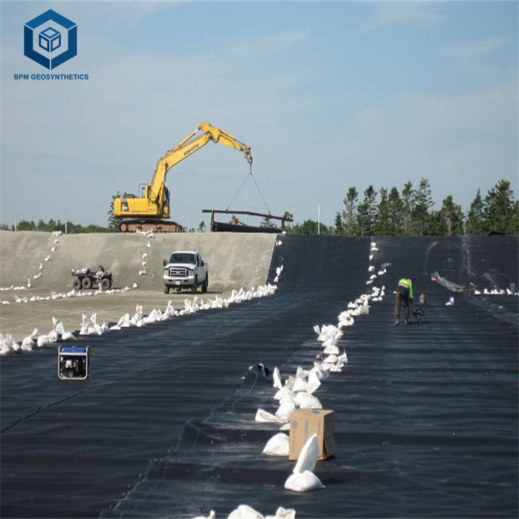 Effluent Pond Geomembrane HDPE Impermeable Liner for Landfill Project in Mexico