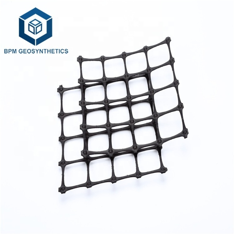 high quality composite geogrid pp biaxial geogrid