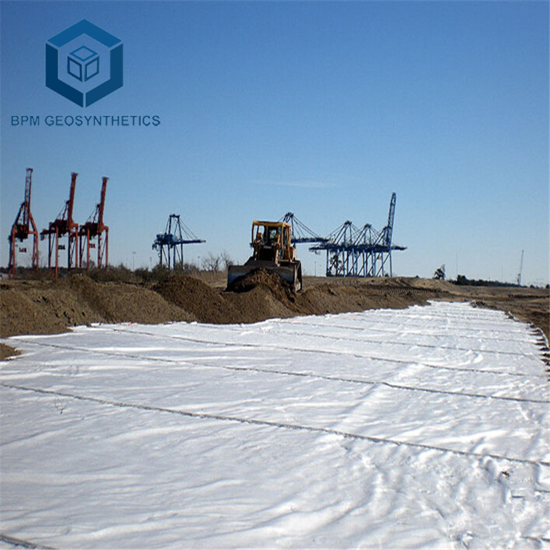 Soil Stabilization Geotextile Fabric Polyester Filament Continuous Geotextile 200g Geotextile Fabric for Gravel Driveway