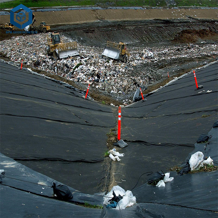 Effluent Pond Geomembrane HDPE Impermeable Liner for Landfill Project in Mexico