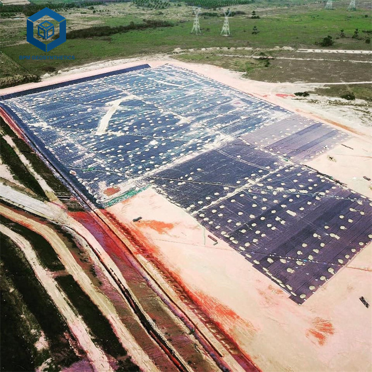 HDPE Geomembrane 1.5 mm Green Pond Liner GRI GM13 Geomembrane Manufacturer For Irrigation Ponds