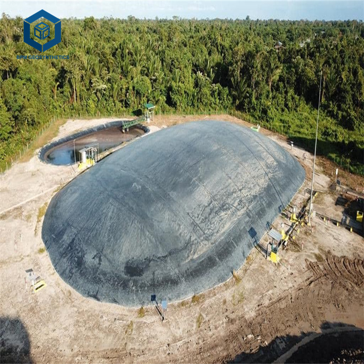 Water Proofing Products Construction HDPE Tank Circular Pond Geomembrane for Biogas Digester Project