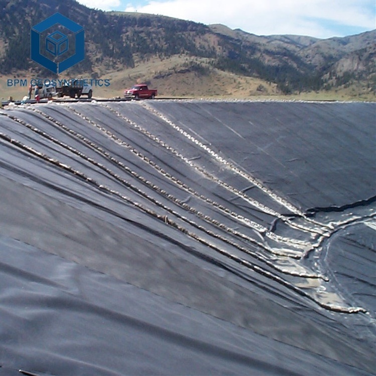 HDPE Plastic Membrane Sheeting 1mm Dam Liner 1.5mm HDPE Geomembrane 2mm Pond Liner Price for Mining Project