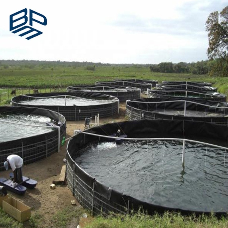 0.2 - 3mm HDPE Geomembrane Circular Tanks HDPE Geomembrane HDPE Pond Liner PVC Water Tank for Aquaculture Pond Liner