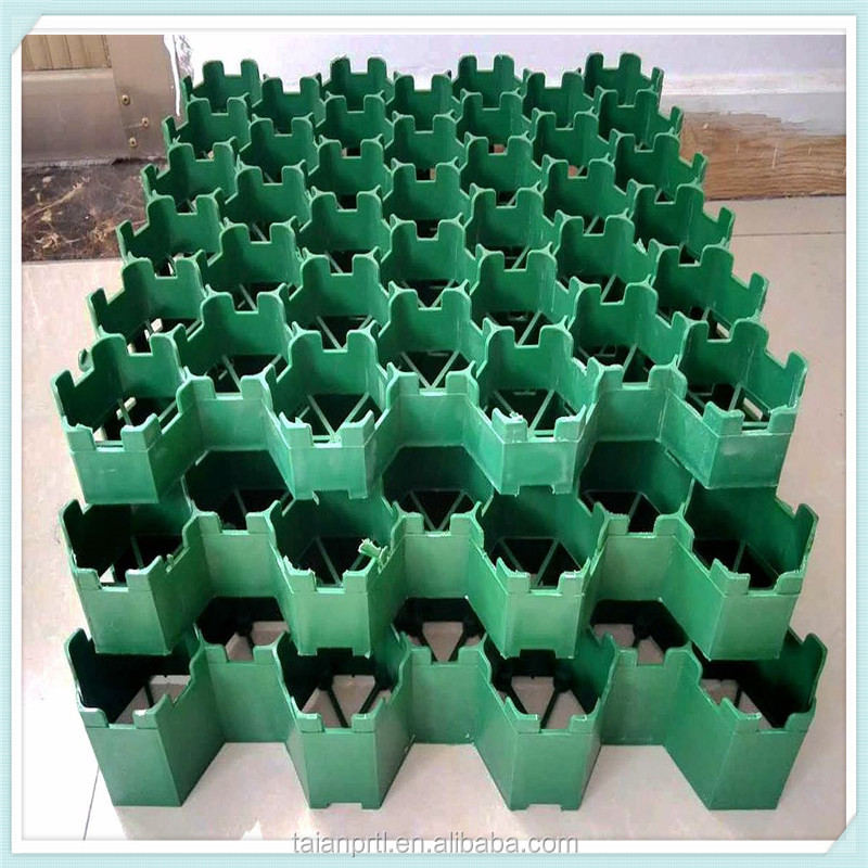 Hot Sales/Plastic Paving Grass Lawn Grids/H38mm/HDPE Green