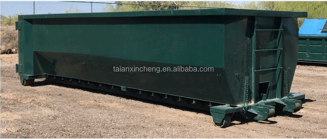 Industrial Recycling Waste Bin Roll On Roll Off Skip Bins Outdoor Truck Scrap Containers Hook Lift Bin For Transport