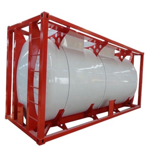 25000 to 26000 Litre water oil Portable  20ft Liquid ISO Tank Container for Sale