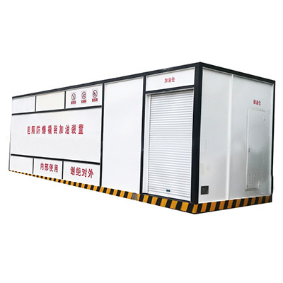 Mobile fuel filling station double walled bunded fuel tank fuel retail station