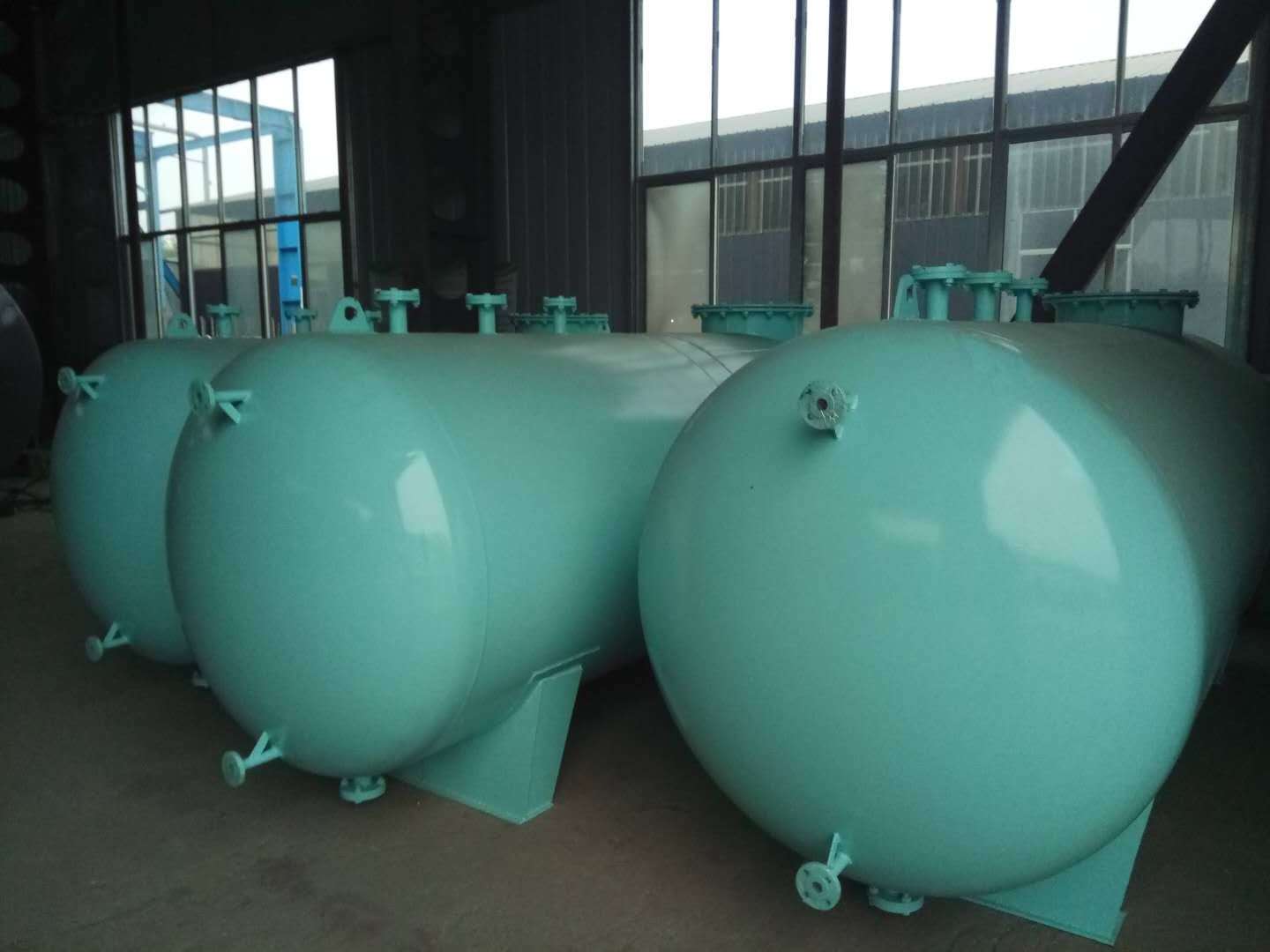 Diesel fuel tank with skid portable gasoline petrol fuel storage tank for petrol filling station